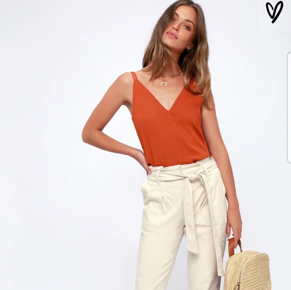 Lulu's Rust Tank Top